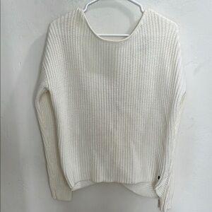 Roxy knotted back White Knit Sweater small